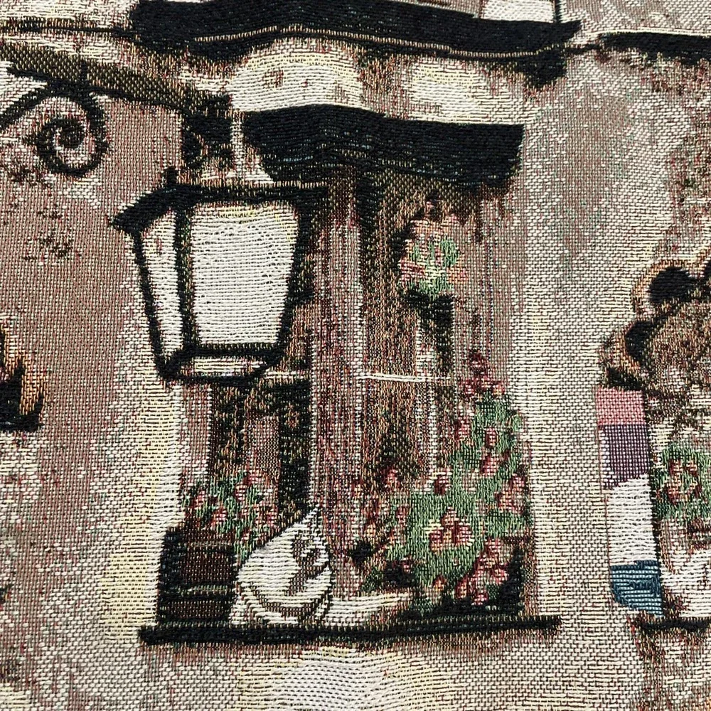 Cat In A Window Street View Manual‎ Woodworkers & Weavers Wall Tapestry 36x56